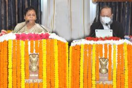 Governor Ms. Uikey, Justice Arup Kumar Goswami, Chief Justice of Chhattisgarh, Oath, Khabargali