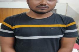 Vicky alias Vikas Choudhary, pistol and 8 pieces of live cartridges, Khamtrai Police, Raipur, Khabargali