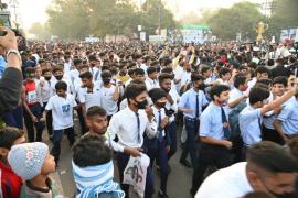 Run for CG Pride, Mukesh Kumar, Priyanka Sahu, Karan Sahu, Kamini Sahu, Gujari Lal, Chief Minister, Bhupesh Baghel, Divyang mountaineer, Chitrasen Sahu, Dipanshu Kabra, Saumil Ranjan Choubey, J.L.  Dario, Umesh Mishra, Pawan Gupta, B.L.  Tamboli, Heera Devangan, Raipur, Chhattisgarh, Khabargali