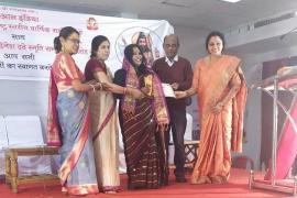 National Conference of All India Brahmin Front, Golden Couple Dave Memorial Award Ceremony, Vipra Brothers, Nivedita Mishra, Y.  Narasimha, Dharmendra Swamy, Ganesh Shankar Mishra, MLA Anita Yogendra Sharma, Gyanesh Sharma, Shatabdhi Pandey, Santosh Pujari, Late.  Dinesh Dave, Bhavani Shankar Sharma, Raipur, Khabargali