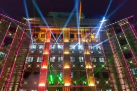 Republic Day, Rajdhani, Raipur, City Kotwali police station, Patriotic tune, Colorful bulb, Chhattisgarh, Khabargali