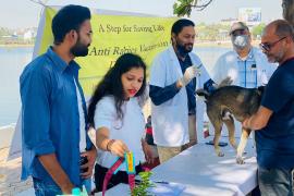 Necki Kar Foundation, Help of the Blessed, Anti Rabies Vaccination Camp, Dr. Vikram Pathak ji and Dr. Major Nalin Sharma, Raipur, Chhattisgarh, Khabargali