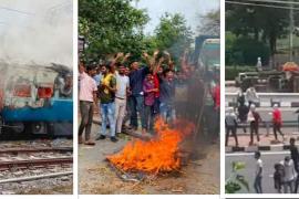 Violence in 15 states on Agneepath, from road to railway track, ruckus to markets, Narendra Modi government, reinstatement in army, Khabargali