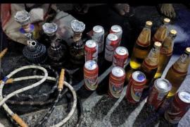 Illegal hookah and liquor openly in Raipur, VIP Road, Mehfil Restaurant, Cafe Titu, Restaurant and Cafe, 4 arrested, COTPA Act, Excise Act, Khabargali