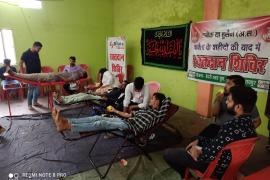 Karbala, Hazrat Imam Hussain Alaihis Salam, Remembrance of the Martyrs, Hydari Blood Group, Blood Donation Camp, Momin Para, Raipur, Hydari Imambara, Chhattisgarh, Khabargali