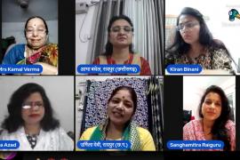 National poet Ramdhari Singh Dinkar, Homeowner International Streamyard Studio, National Ambassador Urmila Devi Urmi, Dr. Kamal Verma, Abha Baghel, Kiran Binnani, Sanghamitra Raiguru, Asha Azad Kriti, Khabargali
