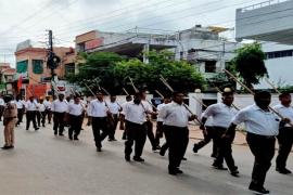 Vijayadashmi, Sangh did weapon worship, path movement, RSS, Raipur, Khabargali