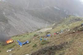 Rudraprayag, Kedarnath, Helicopter Crash, Accident, Pilot Died, Khabargali