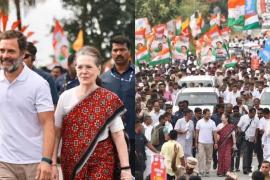 India Jodo Yatra, Karnataka's Mandya, Sonia Gandhi, Rahul Gandhi, DK Shivakumar, Leader of Opposition Siddaramaiah, Congress, Khabargali