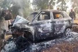 6 killed in two major road accidents in Chhattisgarh, a car collided with a tree in Bilaspur and a fire burnt to ashes, a truck crushed two brothers riding a bike in Bhilai, 4 people died of burns alive, dead bodies in Podi-Khaira of Ratanpur area became a skeleton, khabargali