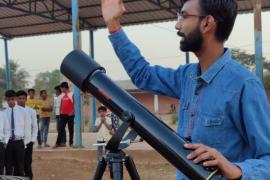 Divyansh Saxena, Shooting the Star, Government Higher Secondary School, Pacheda Vikaskhand Arang, Moon through telescope, Jupiter, Astronomy, Moon, Stars, Planets, Constellations, Raipur, Chhattisgarh, news, khabargali