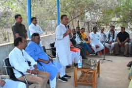 Rahul Gandhi, Bharat Jodo Yatra, Ahiwara Assembly Constituency, Hariwara MLA and Public Health Engineering and Village Industries Minister Guru Rudra Kumar, Chhattisgarh, Khabargali