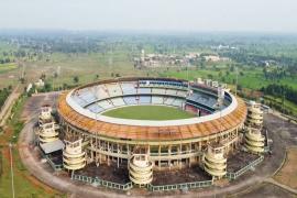 International Cricket Match, Collector Dr. Sarveshwar Bhure, SSP Prashant Agarwal, Shaheed Virnarayan Singh International Cricket Stadium of Nava Raipur, Raipur, Chhattisgarh, Khabargali