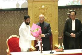 Ramesh Bais took oath as Governor in Marathi language, Maharashtra, 22nd Governor, khabargali