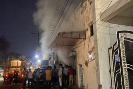 Fierce fire caused huge damage and loss of lakhs, Agrasen Chowk, Ramsagarpara, Wholesale Dryfruits Namkeen Mithai, Confectionery shop Gurudev Sales Corporation, shop, fire broke out due to short circuit, Raipur, Chhattisgarh, Khabargali