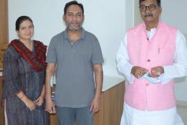 Chhattisgarh Assembly Speaker Dr. Charandas Mahant, Public Health Engineering and Khadi Village Industries Minister Guru Rudra Kumar, Kushalakshem, Raipur Ramakrishna Hospital, Chhattisgarh, Khabargali