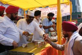 Chhattisgarh Sikh Council, Martyr's Sartaj and Shantipunj Guru Arjun Dev Ji, Martyrdom Day, Meetha Chabeel distribution, Sushil Sunny Agarwal, Chhattisgarh Building and other construction workers welfare board, Satnam Singh Panag, Parminder Singh Bhatia, Harmeet Singh Hora, Harminder Singh Gurudutt  , Raipur, Chhattisgarh, Khabargali