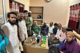 Idris Gandhi, chairman of the Urdu Academy, discussed the importance of Urdu in Lakhanpur, Chhattisgarh