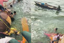 Boat overturned in river Ganga, 3 killed, more than 25 missing, team engaged in rescue, Ballia, Incident, Mundan, News,khabargali