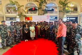 Innovative organization of Kargil Vijay Diwas celebration held at Ambuja Mall, Army soldiers of CRPF Battalion 211 and 65 participated, Chief Manager Pankaj Malik, Raipur, Chhattisgarh, Khabargali