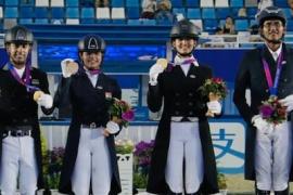 India won team dressage gold for the first time in horse riding.. 17 year old Neha Thakur won silver in sailing, Ali won bronze, Asian Games, India, Tennis, Squash, Khabargali