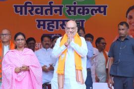 Union Home and Cooperation Minister Amit Shah addressed the huge Parivartan Sankalp Mahasammelan rallies organized in Jagdalpur and Kondagaon, Chhattisgarh, Chhattisgarh Assembly Elections, BJP candidates, Kiran Singh Dev, Vinayak Goyal, Maniram Kashyap, Khabargali