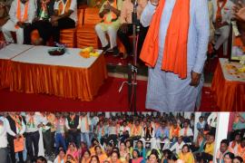 Bharatiya Janata Party candidate and former cabinet minister Rajesh Munat, inauguration of the Central Election Office, Raipur West Assembly, Narendra Modi's 105th Mann Ki Baat program, Chhattisgarh, Assembly Elections, Khabargali