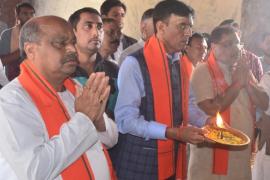 Lord Shri Jagannath Temple, Union Minister of State Mansukh Mandaviya, BJP candidate from Raipur North Assembly Constituency Purandar Mishra, Raipur, Chhattisgarh, Khabargali