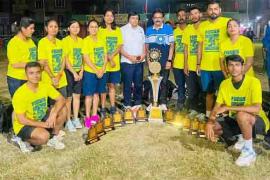 Chhattisgarh won gold in Mix Netball Championship, Hanuman Awardee, Secretary of Chhattisgarh Mix Netball Association, Coach of Chhattisgarh team Sudhir Verma, Khabargali