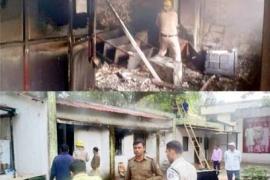 Fire broke out at the official residence of former Chhattisgarh minister Rudra Guru, Chhattisgarh, Khabargali.