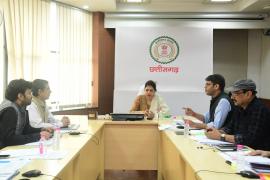 BharatNet Phase-II, E-District, SWAN, State Data Centre, Atal Monitoring Portal, Chips, Electronics and Information Technology Department, Principal Secretary Smt. Niharika Barik, Ritesh Kumar Agarwal, Financial Controller Binod Kumar Lal, Chips Chief Executive Officer Amitabh Sharma  , Ajitesh Pandey, Ravindra Kumar Pateria, Ashri Mishra, Raipur, Chhattisgarh, Khabargali