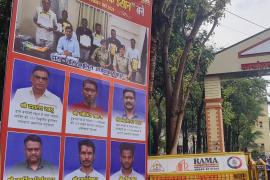 Unique initiative: Photos of 'Good Samaritan' put up in hoardings in squares and intersections in Raipur, six Good Samaritans who saved the life of an injured person in a road accident, the noble person was honored by the Senior Superintendent of  Police, SSP Raipur Santosh Singh, Chhattisgarh, Khabargali