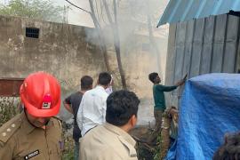 Fire broke out in an incense stick manufacturing factory, as soon as the summer season arrives, incidents of fire have started, Raipur, Chhattisgarh, Khabargali