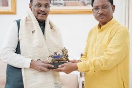 BJP National General Secretary Vinod Tawde met Chief Minister Vishnudev Sai, Chhattisgarh, Khabargali