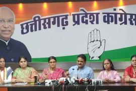 Responding to the allegations of former Congress national spokesperson Radhika Khera, Congress communication department president Sushil Anand Shukla spoke to journalists, Chhattisgarh, Khabargali