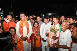 Chhattisgarh BJP leaders did intensive public relations in Jharkhand, Chhattisgarh BJP general secretary organization Pawan Sai, state general secretary Sanjay Srivastava, MLA Prabodh Minj, Krishna Rai, Omprakash Sinha, Kamalbhan Singh, Raimuni Bhagat, Bharat Singh, Ranchi, Khabargali