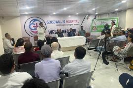 Honoring social workers and doctors on Doctor's Day, Lokayukta's legal advisor Justice Ajit Rajbhanu, Lokayukta Justice T P Sharma, Dr. Satyajit Sahu from Chikitsa Ratna, Dr. H L Chauhan, Dr. Asha Mishra, Dr. Girish Gotiya, Dr. Arpan Jain, Dr. Tanu Tiwari, Dr. Saurabh Barman, Dr. Manish Sahu, Dr. Manish Gupta, Dr. Niranjan Arya, Dr. Srinivas Rao, Dr. Sangeeta Kaushik, Dr. Urvashi Fuljhale, Dr. Shiv Sahu, Dr. Bhagwat, Dr. Narendra, Dr. Sushma Sahare, Dr. Yamin Mohammad, Dr. Fatima Qudsia, Dr. Ashok Sarva, Ra