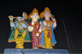 Statue of Lord Krishna broken in Raipur, demand for arrest of culprits...  raipurnews cgbignews hindinews latestnews cg news crime  news khabargali 