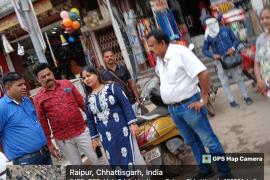 About 5 kg of banned polythene was confiscated from 4 shops near Lakhenagar Chowk and Raipura Chowk and a total fine of Rs 1200 was collected, Raipur, Khabargali