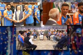 Team India met the Prime Minister and handed over the trophy, a huge crowd gathered at Marine Drive in Mumbai to welcome their champions, Khabargali