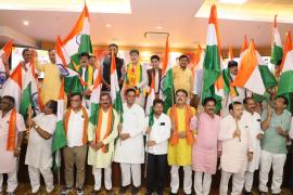 BJP's huge meeting concluded, Kiran Dev, Guruprakash, Arun Sao, Pawan Sai, OP Choudhary gave detailed guidance, Har Ghar Tiranga Abhiyan is now a nationwide campaign: Guruprakash Paswan, BJP State General Secretary and State Convener of Har Ghar Tiranga Abhiyan program Sanjay Srivastava, Khabargali