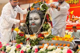 Chhattisgarhi Agrawal Samaj performed 51 Parthiveshwar Rudrabhishek, Sushil Sunny Agrawal, Shri Ashutosh Alka Agrawal Memorial Trust and Chhattisgarhi Agrawal Samaj Raipur unit organised 51 Parthiveshwar Rudrabhishek in Shivamay Sawan Abhanpur, Khabargali