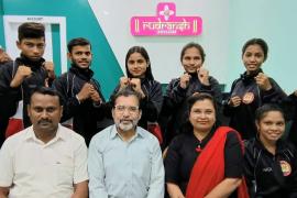 09-member Chhattisgarh Thai Boxing team will leave for Latur on 29 August, 15th National Thai Boxing Championship, 30 August to 01 September 2024, Latur, Anees Memon Lakhan Kumar Sahu, Raipur, Chhattisgarh, Khabargali