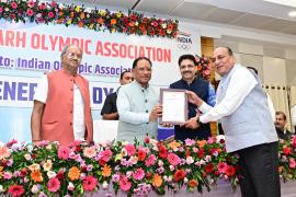 Chief Minister Vishnu Dev Sai became the unopposed president of Chhattisgarh Olympic Association, Khabargali