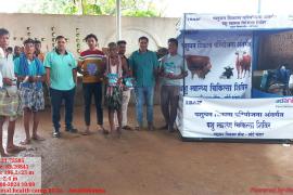 Adani Foundation organized animal health camp and awareness program, more than 1200 animals of more than 90 animal keepers were examined in the camp and free medicines were distributed, more than 250 animal keepers participated in the animal husbandry awareness program, Chhattisgarh, Khabargali