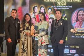 Sonam Srivastava received the Dadasaheb Phalke Award 2024 in the field of education, KK Brothers & Films,Raipur, Khabargali