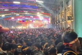 A woman died in a stampede at Maa Bamleshwari temple, many people were injured and fainted, Khabargali