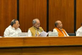 MP Brijmohan Agrawal attended the meeting of the Standing Committee on Chemicals and Fertilizers of Lok Sabha, Raipur, Chhattisgarh, Khabargali