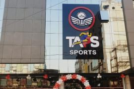 Inauguration of Chhattisgarh's largest and modern sports and fitness showroom 'Tapes Sports', near Chandramaurya Chowk, Bhilai, fitness equipment and top brands, announcement of special offers for customers, online shopping and home delivery facility, Khabargali