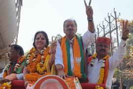 Meenal Chaubey's nomination rally made the city BJP-oriented, huge crowd gathered, Raipur, Khabargali